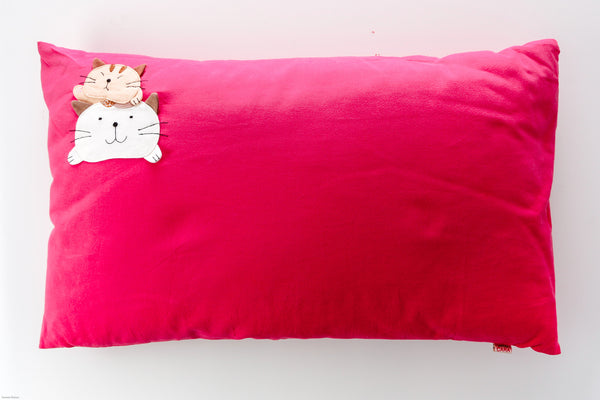 Cara Cat Baby Pillow w/Inner - Hikosen Cara USA